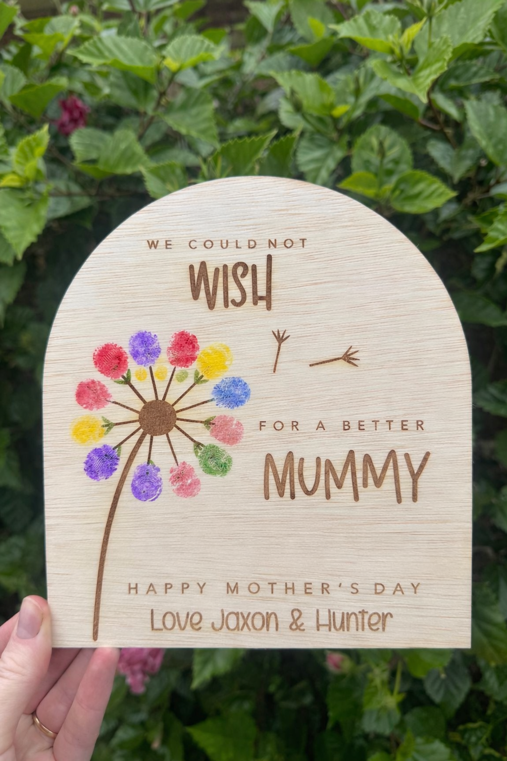 Dandelion Wishes Plaque
