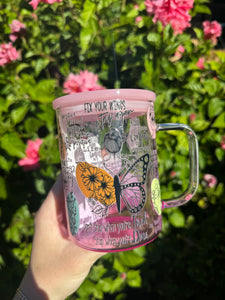 Affirmations pink ombré mug