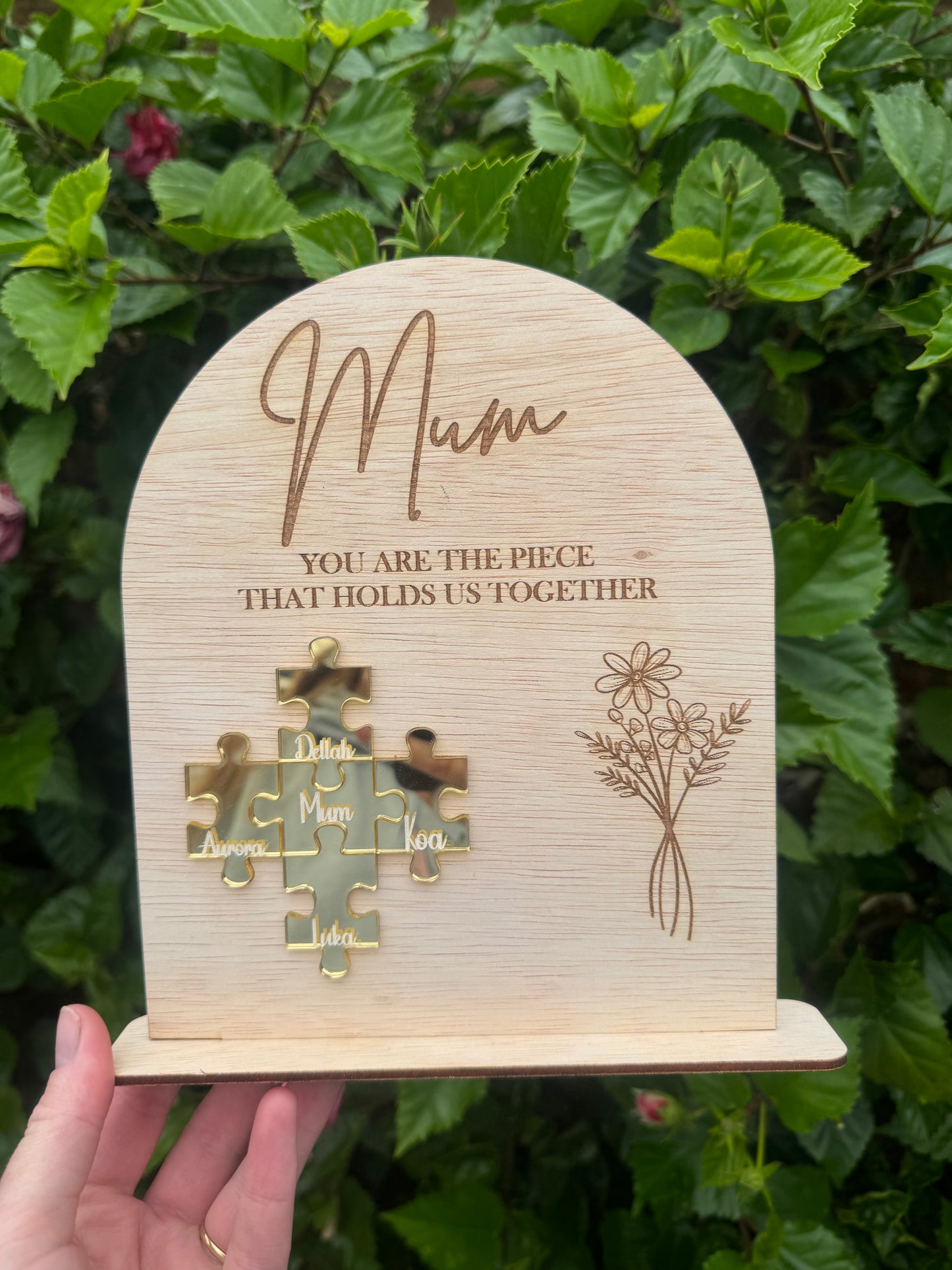 Family Puzzle Plaque